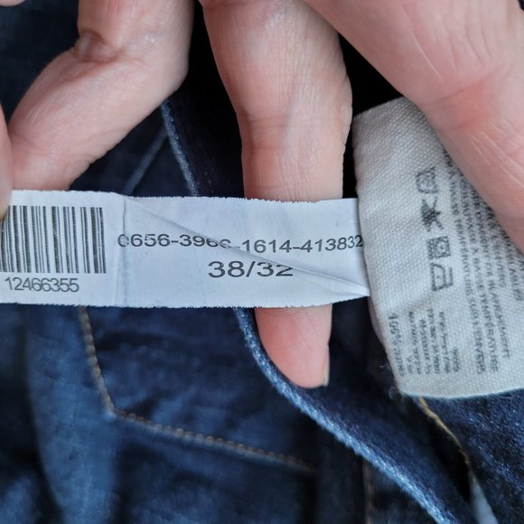 Bluenotes Brodie Slim Straight Blue Denim Jeans Men's 38 x 32 - Picture 9 of 12